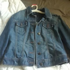 Dark washed jean/denim jacket
